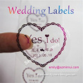 Custom Round Transparent Labels Stamped With Red,gold,silver,clear Labels Embossed With Golden,round Clear Stickers 